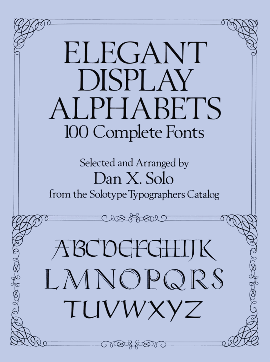 Elegant Display Alphabets 100 Complete Fonts