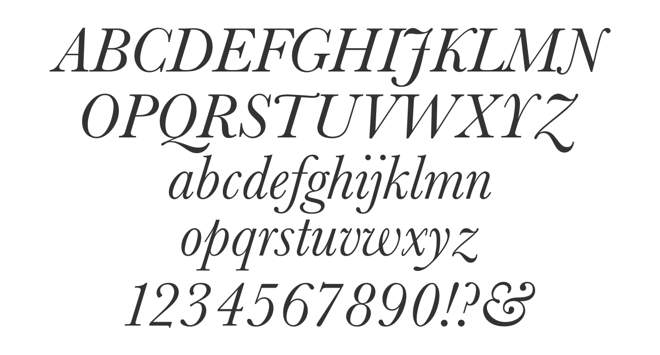 Monotype Baskerville Italic