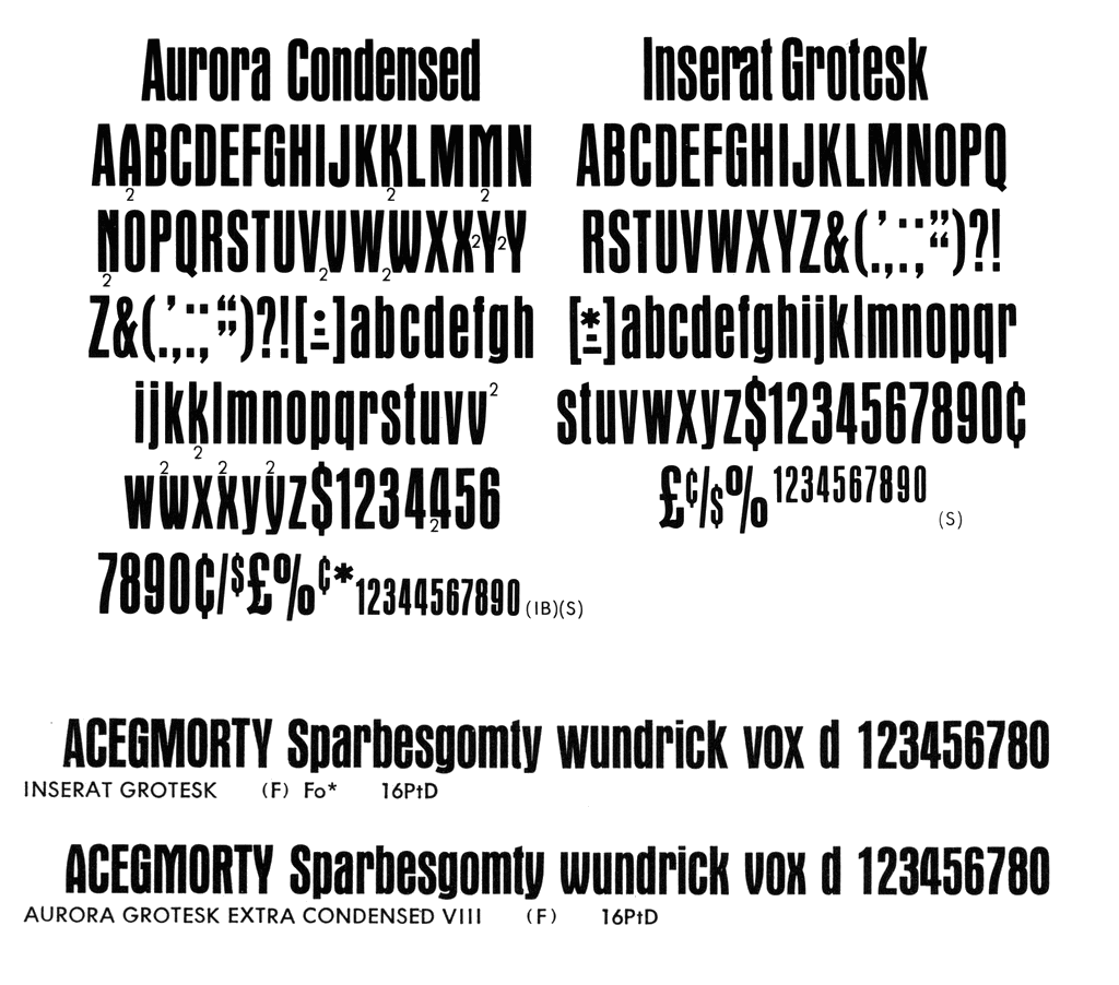 Inserat Grotesk