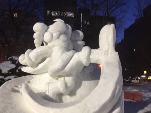 2018雪像完成